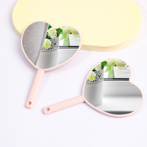 Mini Heart-Shaped 3X Magnifying Cosmetic <b>Mirror</b> with Custom Logo-Portable Handheld <b>Compact</b> <b>Mirror</b> for Personalized Use - Product Image 4