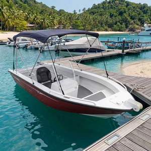 Yacht Sportivo <span class=keywords><strong>in</strong></span> Alluminio Saldato da 4,88m (16ft) con Ponte Aperto e <span class=keywords><strong>Motore</strong></span> Fuoribordo per Pesca e Relax Familiare nel <span class=keywords><strong>Weekend</strong></span> - Product Image 2