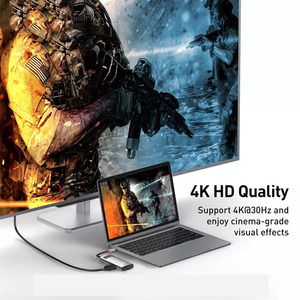 Base de Conexión Multifuncional 4 en 1 Tipo-C 4K HD con Adaptador Tipo-C a USB3.0*4 para Accesorios de Juego - Product Image 5