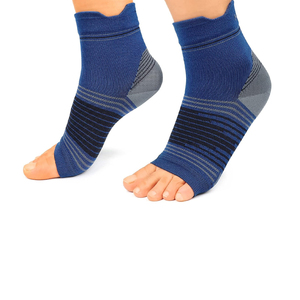Vendaje de tobillo deportivo de alta elasticidad al por mayor soporte de tobillera ajustable mangas - Product Image 1