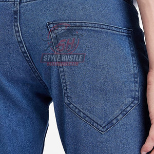 Pantalones Vaqueros para Hombre de Estilo Moderno para Uso en Exteriores, Pantalones Vaqueros de Color Sólido de la Mejor Calidad para Hombre - Product Image 6