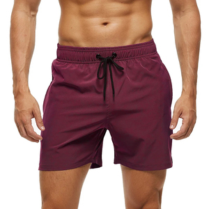 <b>Men's</b> Quick-Dry Beach Shorts Custom Logo OEM Stretch Swim <b>Trunks</b> with Zipper Pockets High-Quality <b>Men's</b> Custom Swim <b>Trunks</b> - Product Image 2