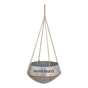 Nouveau design décoratif KAYNA EXPORT – Pot suspendu en laiton plaqué 3L – Vente en gros de décorations en fer pour la maison et le jardin - Product Image 6