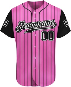 Wholesale Sublimation logo Baseball Jersey Team Blank <b>v</b> <b>Neck</b> <b>Mens</b> Uniform Full Button Baseball <b>t</b> <b>Shirts</b> - Product Image 3