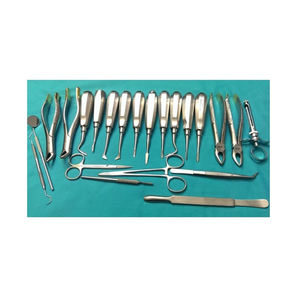 Kit básico de instrumentos dentales de acero inoxidable alemán Fuente de alimentación manual Micro cirugía oral y juego de cirugía Periodontal - Product Image 1