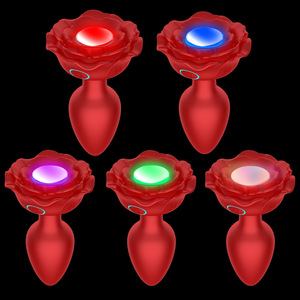 Vibromasseur anal sans fil à télécommande - Jouet anal en silicone lumineux pour adultes - Product Image 2