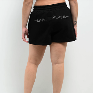 High Waist Glitter Rhinestone <b>Shorts</b> Sparkle Design <b>Slim</b> <b>Fit</b> Fashion OEM Bulk Ready Now - Product Image 6