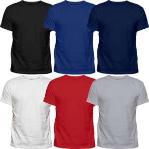 T-shirts gris chiné à trois mélanges - Product Image 3