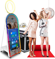 Miroir magique de 65 pouces pour événements de mariage, photomaton à vendre