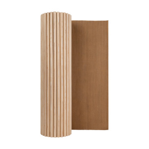 MUMU DESIGN modello semicerchio innocuo <span class=keywords><strong>legno</strong></span> <span class=keywords><strong>massello</strong></span> di quercia bianca per mobili decorazione della parete curvo flessibile pannello pieghevole - Product Image 3