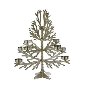 Vente chaude Bougeoir En Métal De Noël Arbre Conception Maison De Table De Noël Bougeoir Décoratif À Un Prix Raisonnable - Product Image 2