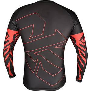 High Quality Heat-Transfer Printed MMA <b>Men's</b> Rash Guard Full Long Sleeve <b>Compression</b> Spandex/Polyester UPF50 Quick Dry - Product Image 2
