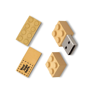 แฟลชไดรฟ์ USB แบบรีไซเคิลพลาสติกประสิทธิภาพสูงเป็นมิตรกับสิ่งแวดล้อมพื้นที่จัดเก็บแบบพกพาถ่ายโอนข้อมูลได้อย่างรวดเร็ว - Product Image 5