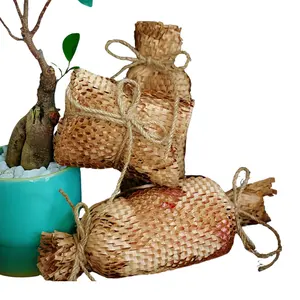Para embalaje de regalo y artesanía, rollo de papel de regalo Kraft marrón, rollos de papel de embalaje Kraft de nido de abeja reciclado