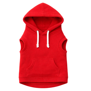 Security Red <b>Dog</b> Hoodie Printed Pet Pullover Hoodie High Visibility Stylish Work <b>Dog</b> Look - Product Image 4