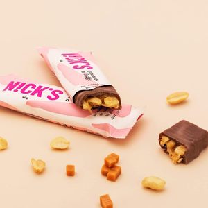 Boîte de mélange de chocolats préférés NICKS, barres de collation Keto sans sucres ajoutés, chocolats sans gluten, bonbons faibles en glucides (12 x barres) - Product Image 6