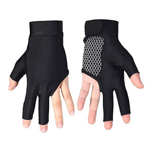 Customized Logo Outdoor Sports Comfortable Non-Slip Breathable Snooker <b>Pool</b> <b>Gloves</b> Professional Snooker <b>Gloves</b> Cheap <b>Gloves</b> - Product Image 3