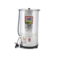 Nouvelle machine à battre semi-automatique Sahbaz 50L motorisée en acier inoxydable 304 pour usage domestique, haute efficacité, pour la transformation laitière