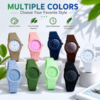 Montre à quartz essentielle et confortable avec bracelet en plastique, cadran de 40 mm, style sportif et apparence élégante