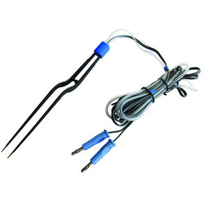 Pinzas bipolares de irrigación de bayoneta Instrumento quirúrgico antiadherente azul con pasador de conexión para cirugía y Hemostasia BY VIDIFIVE - Product Image 3