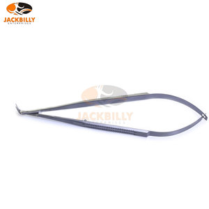 High Quality <b>Micro</b> Surgical Scissors Straight Upward Curved Sharp Stainless Steel Blades <b>Machinery</b> CE Certified Class I - Product Image 3