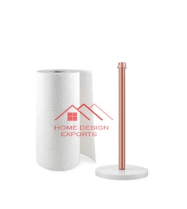 Portarrollos de papel de cocina de acero inoxidable independiente, precio al por mayor, portarrollos de papel tisú para encimera - Product Image 5