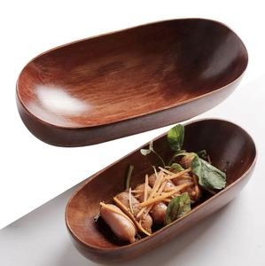 Bol en bois rustique meilleure qualité vaisselle fruits salade soupe bol de service maison ustensiles de cuisine restaurant de table cadeaux de mariage - Product Image 4