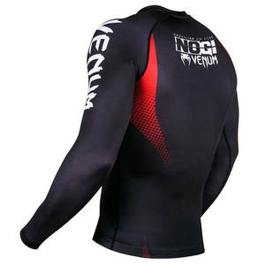 Conjunto de uniforme de compresión MMA BJJ No Gi totalmente personalizado Rash Guard con función de estiramiento para Jiu Jitsu Fighters Kimono De Jiu Jitsu - Product Image 3