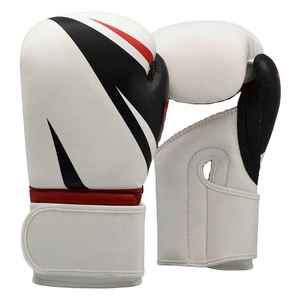 Custom Faux Leather Adjustable <b>Wrist</b> <b>Strap</b> Hook Loop Closure Boxing Gloves Private Label High Quality Non-Slip Custom Sizes - Product Image 1