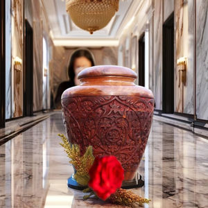 Urnas de cremación de madera de alta calidad Urnas de jarrón de madera de nuevo diseño para cenizas humanas adultas - Product Image 1