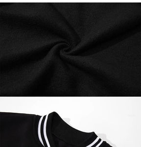 Customized Design Stand Collar University Chenille Embroidery Vintage College Oversized Varsity <b>Jacket</b> For <b>Men</b> - Product Image 3