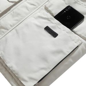 Veste parka d'hiver pour homme de qualité supérieure personnalisable en toile de haute qualité avec col montant - Product Image 6