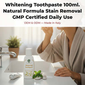 Dentifrice blanchissant certifié GMP 100ml Formule naturelle pour l'élimination des taches Usage quotidien OEM Marque privée Italie RedMoringa Voyage - Product Image 2