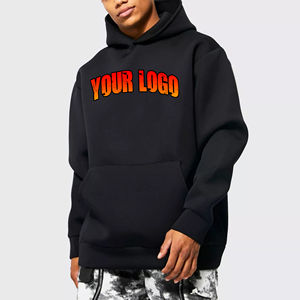 Sweat-shirt à capuche brodé pour homme sur mesure en gros, 100% coton, manches longues, décontracté d'hiver, style hip-hop - Product Image 4