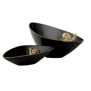 Miroir brillant en métal de bol décoratif moderne très demandé poli avec la poignée latérale pour le but de vaisselle de noce - Product Image 3