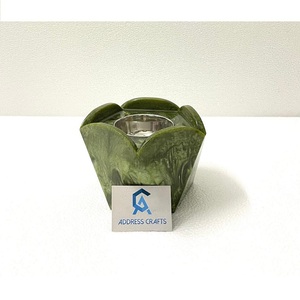 Hot Sale Islamic Resin <b>Bakhoor</b> Burner Eco-Friendly Hand-made Metallic Green Modern Arabic Design Middle East Home Hotel Office - Product Image 1