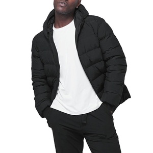 Wholesale Custom Warm Men's Duck Down <b>Jacket</b> Black <b>Hooded</b> Winter Puff Filled Down <b>Puffer</b> <b>Jackets</b> Bubble <b>Jacket</b> for Men's - Product Image 2