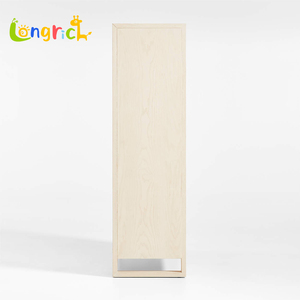 Armadio per Bambini in Legno Massello con 4 Ripiani, Unità di Stoccaggio Giocattoli <span class=keywords><strong>Montessori</strong></span>, Organizzatore per Asilo, Scuola Materna, Camera da Letto e Aula - Product Image 4