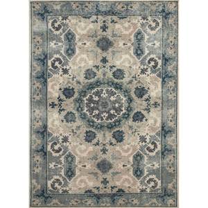 Erbe PKWL-8002 Hand Knotted Wool Rug <b>Grey</b> Black Boho Style Medallion Abstract Rectangle for Home Living Room Hallway Carpet - Product Image 1