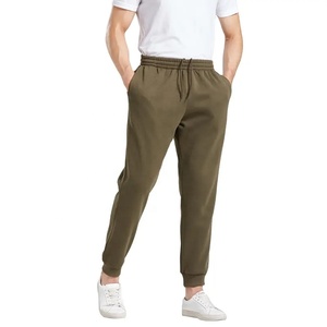 Pantalon de fitness et de jogging personnalisé pantalon de sport à taille élastique pantalon de survêtement léger pantalon de jogging en polaire pour hommes ensemble de 2 pièces - Product Image 2