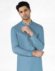 Venta caliente logotipo personalizable impreso hombres Afghani Shalwar Kameez mejor diseño hecho a mano estilo casual - Product Image 3