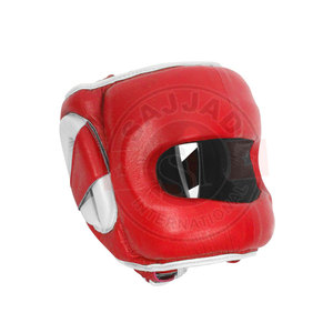 Protège-tête en cuir, équipement d'entraînement professionnel de boxe, protège-tête entièrement personnalisé - Product Image 2