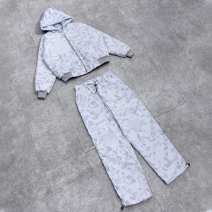 Pantalones de chándal de talla grande con logotipo personalizado de alta calidad para hombre acampanado pesado precio al por mayor 100% algodón impresión Digital pantalones chándales - Product Image 4