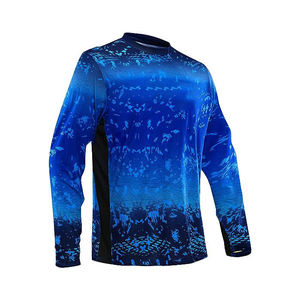 Venta al por mayor de Jersey de pesca sublimación personalizada secado rápido ropa de pesca Impresión digital camisas de gran tamaño Upf50 + camisas de pesca - Product Image 1