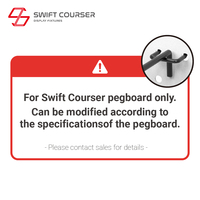 Support de moniteur d'ordinateur moderne réglable de haute qualité Swift Courser HH-TV-01 en métal noir avec revêtement en poudre pour bureau