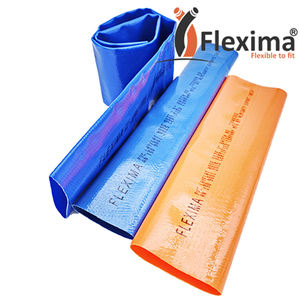 Alta presión 75mm gran diámetro azul PVC Flexible Lay plano ecológico no tóxico duradero manguera de riego de jardín para - Product Image 4