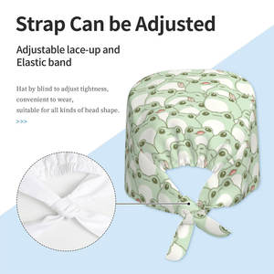 หมวกสครับสำหรับผู้หญิงหมวกกันความชื้นแบบสั่งตัดมาได้ทนทาน - Product Image 4