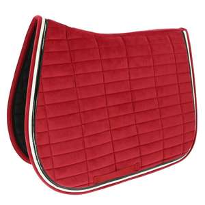 Équipement équestre en gros, meilleurs produits du Pakistan, tapis de selle de dressage en velours avec doublure en tissu pour l'équitation - Product Image 2