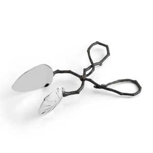 Pinces de service en métal fini argenté Pinces décoratives en laiton vintage pour cuisine salade pain BBQ Dessert et buffet utilisation de la cuisine - Product Image 3