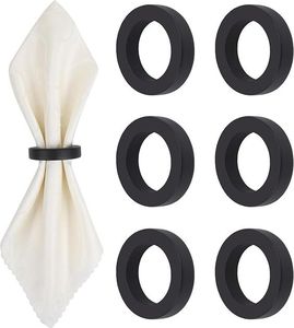 Anneaux de serviette en bois de haute qualité ou support accessoires de cuisine anneau de serviette pour la fête de noël de mariage de luxe - Product Image 5